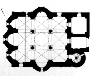 Planimetria della chiesa di San Vittore Sassoferrato