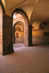 San Ginesio chiostro di Sant'Agostino