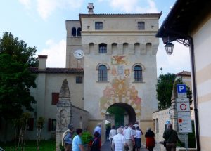 Sesto al Reghena ingresso al complesso dell'abbazia