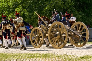 Rievocazione della battaglia franco-asburgica